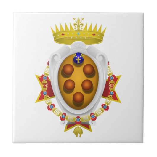 トスカーナのバナーグランドデューチー タイル (正面)