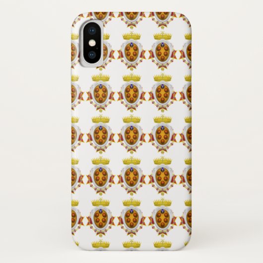 トスカーナのバナーグランドデューチー Case-Mate iPhoneケース (裏面)