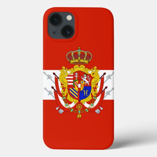 トスカーナのバナーグランドデューチー Case-Mate iPhoneケース (裏面)