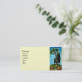 トスカーナのヒノキと地中海の松 名刺 (スタンド正面)