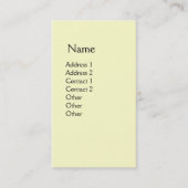 トスカーナのヒノキと地中海の松 名刺 (正面)