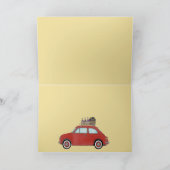 トスカーナのフィアット500ブドウ園 カード (内部)