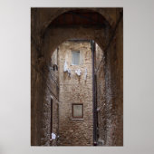 トスカーナのポスターで洗濯物を乾燥させる ポスター (正面)