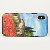 トスカーナのポピー / 花畑の風景 Case-Mate iPhoneケース (裏面(横))