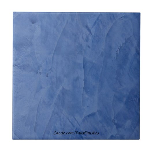 トスカーナのライトブルーフェイク仕上げ タイル (正面)