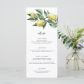 トスカーナのレモン長いメニュー&ありがとう メニュー (スタンド正面)