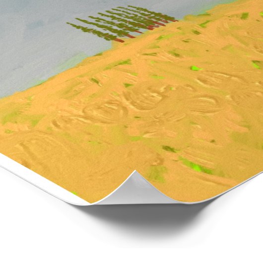 トスカーナの夏 ポスター (角)