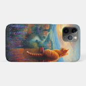 トスカーナの夕日とジンジャーキャット Case-Mate iPhoneケース (裏面(横))