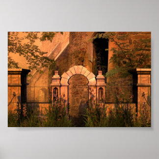 トスカーナの夕日 ポスター