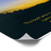 トスカーナの夕日 ポスター (角)