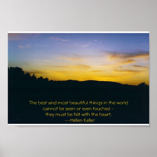 トスカーナの夕日 ポスター (正面)