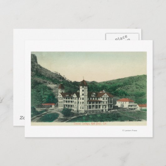 トスカーナの外観スプリングス赤ブラフ、CA ポストカード (正面/裏面)