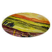 トスカーナの太陽の下で カッティングボード (角)