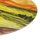 トスカーナの太陽の下で カッティングボード (角)