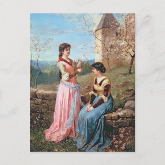 トスカーナの春 ポストカード (正面)