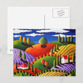 トスカーナの景色 ポストカード (正面/裏面)