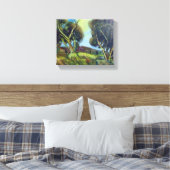 トスカーナの松果樹 キャンバスプリント (インサイチュ (寝室))