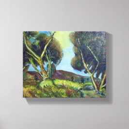 トスカーナの松果樹 キャンバスプリント