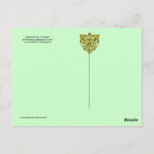 トスカーナの松果樹 ポストカード (裏面)