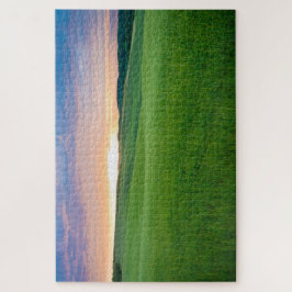 トスカーナの畑の夕日 ジグソーパズル