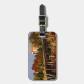 トスカーナの秋の風景 ラゲッジタグ (正面縦)