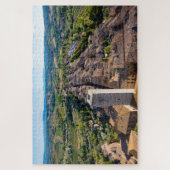 トスカーナの空から見えるサンギミニャーノ ジグソーパズル (縦)