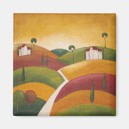 トスカーナの色 マグネット (正面)