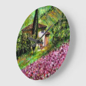 トスカーナの虹彩 ラージ壁時計 (傾斜)