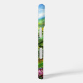 トスカーナの虹彩、紫色の花畑の風景 Case-Mate iPhoneケース (裏面 / 右)