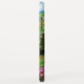 トスカーナの虹彩、紫色の花畑の風景 Case-Mate iPhoneケース (裏面/右)