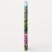 トスカーナの虹彩、紫色の花畑の風景 Case-Mate iPhoneケース (裏面/左)