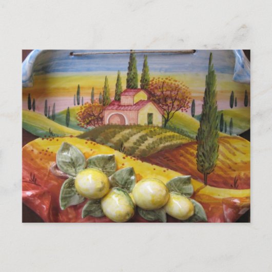 トスカーナの農場 ポストカード (正面)