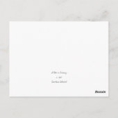 トスカーナの道 ポストカード (裏面)