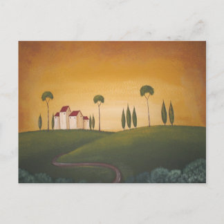 トスカーナの道 ポストカード