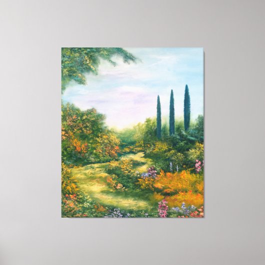 トスカーナの雰囲気1996 キャンバスプリント (正面)