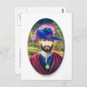 トスカーナの青いコルセア ポストカード (正面/裏面)