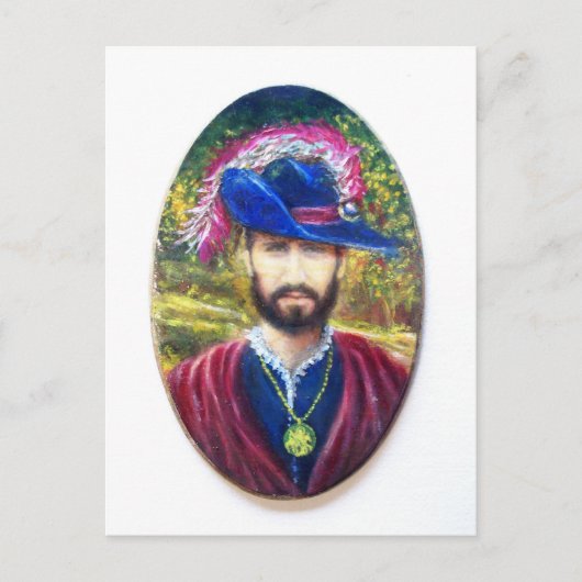 トスカーナの青いコルセア ポストカード (正面)