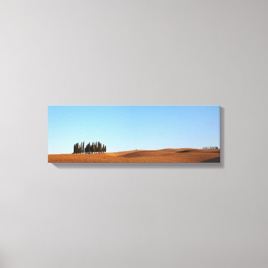 トスカーナの風景とカモラパノラマキャンバス キャンバスプリント (正面)