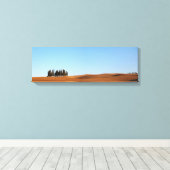 トスカーナの風景とカモラパノラマキャンバス キャンバスプリント (インサイチュ (ウッドフロア))