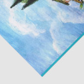 トスカーナの風景のポピー 薄葉紙 (詳細)