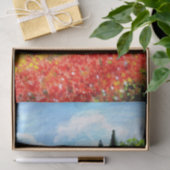 トスカーナの風景のポピー 薄葉紙 (ギフト)