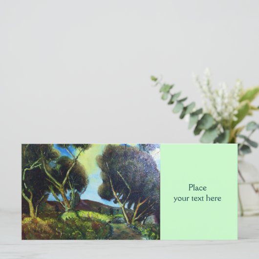 トスカーナの風景の松果樹 (スタンド正面)