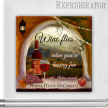 トスカーナの風景イタリアンアートワインマグネット