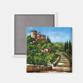 トスカーナの風景3 マグネット (正面/裏面)