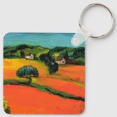 トスカーナの風景（ひまわり） キーホルダー (裏面)