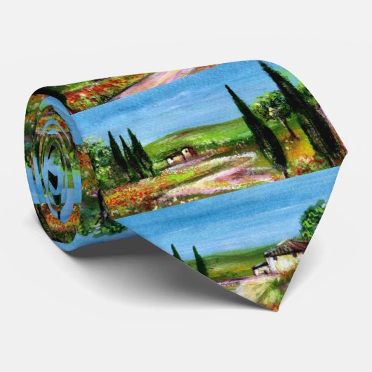 トスカーナの風景 ネクタイ (ロール)