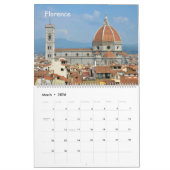 トスカーナの12ヶ月の教会 カレンダー (3月 2026)