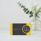 トスカーナはっきりした黄 名刺 (スタンド正面)