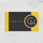 トスカーナはっきりした黄 名刺 (正面)