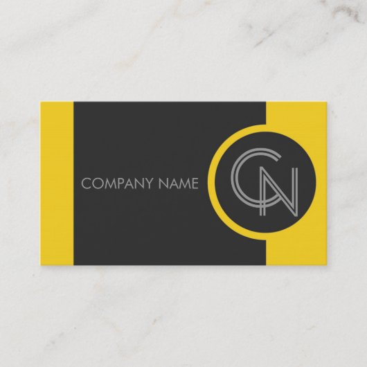 トスカーナはっきりした黄 名刺 (正面)